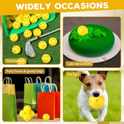 Lunmon 24 Pack Practice Golf Balls 42mm Plastic Golf Balls - Image 6