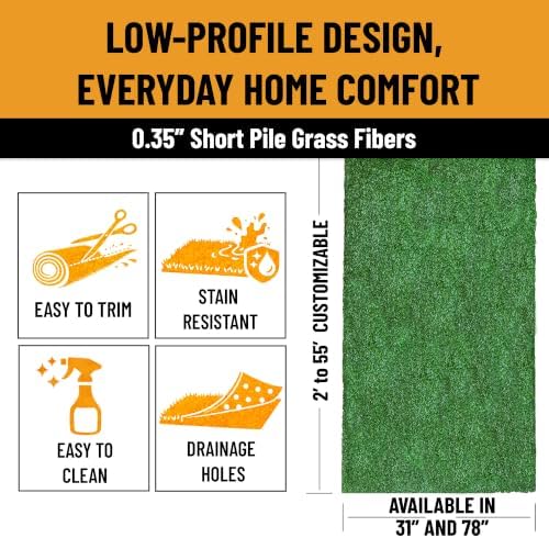Ottomanson Artificial Turf Lite 78" x 52' - Image 4