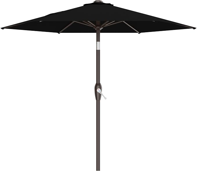 7.5FT Patio Umbrella Table Market Umbrella w/Tilt and Crank, Heavy-Duty Outdoor by AreShark