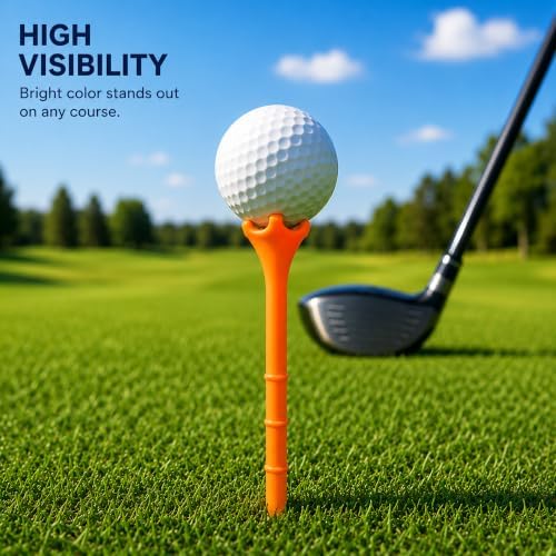 100/150 Pack Professional Plastic Golf Tees 3-1/4", Premium Durable Golf Tee - Image 4