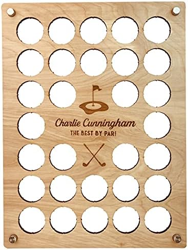 Torched Golf Ball Display Holder Collector’s Case Holds 30 Golf Balls Wall by TorchedProducts