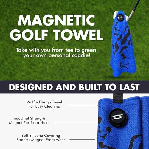 Magnetic Waffle Golf Towel 16x24 - Image 4
