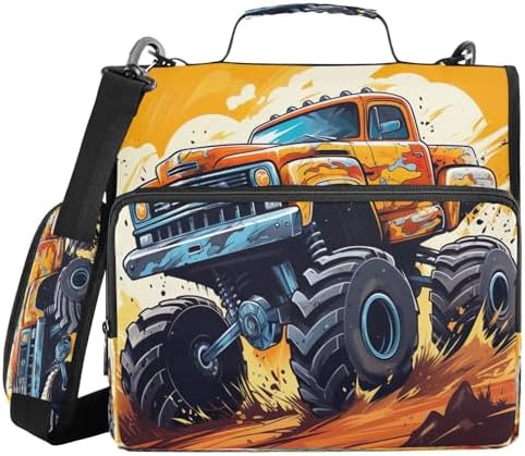 Zipper Binder Bag 3 Ring File Folder Portfolio Organizer Zippered Binder Bags by Emelivor