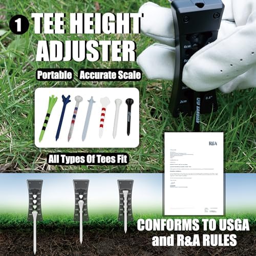SANDIAN, All-in-1 Value Pak, Adjustable Golf Tee Height Setter - Image 3