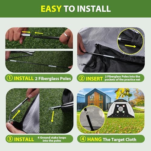FILORI Golf Practice Net 10x7FT - Image 3