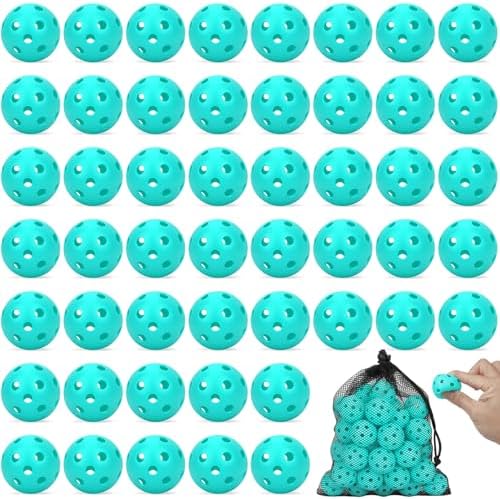 Coopay 24/50/100 Pack Practice Baseball 42mm Mini Plastic Hollow Softballs by Coopay