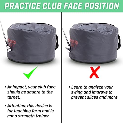 GoSports Golf Swing Impact Bag Trainer – Fix Slice & Hook, Improve Ball - Image 2
