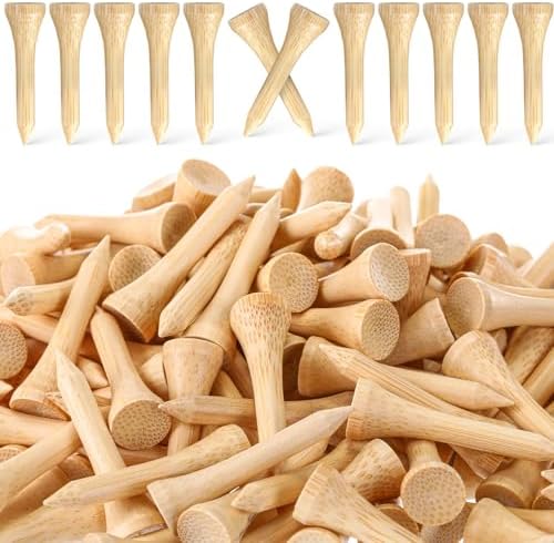 Mudder Bamboo Golf Tees Bulk by Mudder