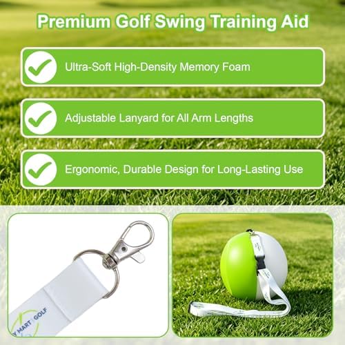 Compression Golf Swing Trainer Ball, Soft Memory Foam Golf Training Aid - Image 4