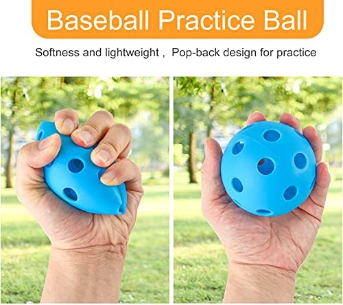 Coopay 24/80 Pack Practice Baseball SoftBalls Plastic Training Balls - Image 3