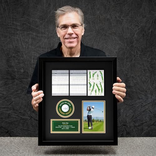 Hole-in-One Golf Display Case Frame - Image 4