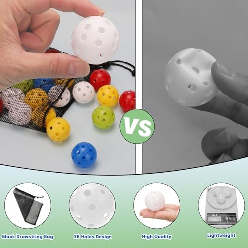 Coopay 50/100/200 Pack Practice Golf Balls, 42mm Plastic Golf Training Balls - Image 3