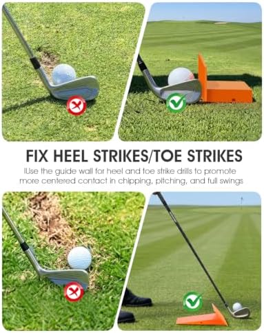 Impact Position Golf Swing Trainer, Golf Impact Training Wedge - Image 4