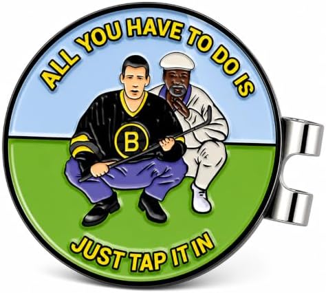 Ultimate Happy and Chubbs Gilmore Golf Ball Marker and Magnetic Hat Clip by K9King