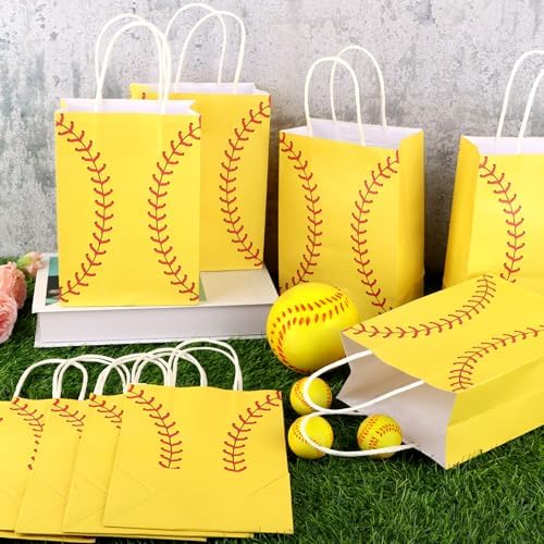 Hxezoc 12 Pieces Softball Gift Bags - Image 4