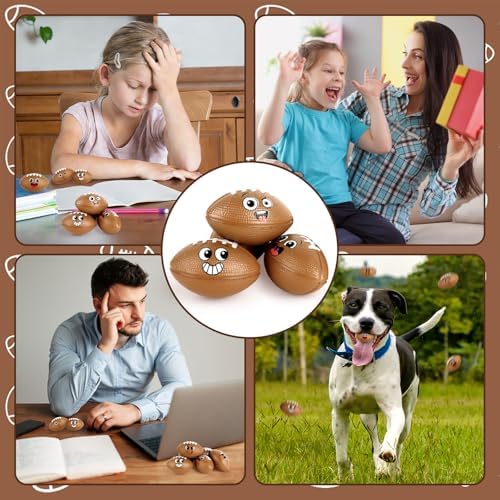 20Pcs Mini Football Stress Ball Mini Football Funny Foam Face Small Foam - Image 6