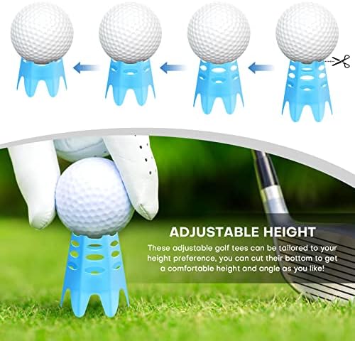 Golf Simulator Tees, 24 Pack, 12 Tall 12 Short Golf Tees - Image 3