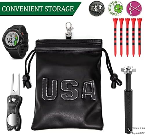 Golf Valuables Pouch, Golf Bag Pouch - Image 3