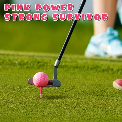 Simgoing 200 Pcs Breast Cancer Awareness Golf Tees 3.25 Inch Pink Golf Tees - Image 5