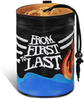 Craftsman Golf Black Blue Rock Style Skull Valuables Bag Pouch by CRAFTSMANGOLF