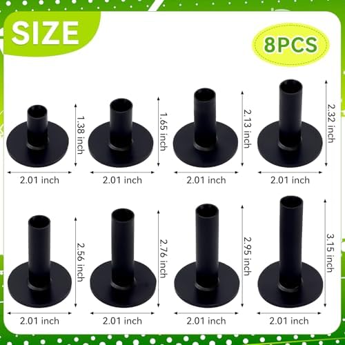 8PCS Rubber Golf Tees with Holder - Image 2