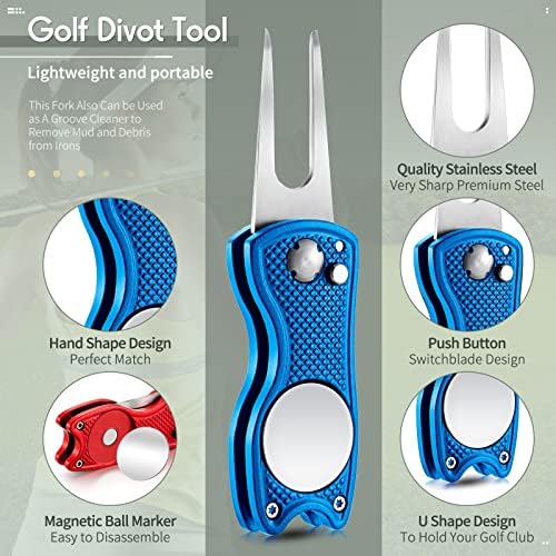 Skylety 4 Pcs Golf Divot Repair Tool Foldable - Image 3