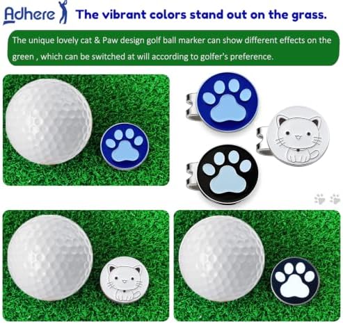 Adhere Golf Ball Markers with Strong Magnetic Hat Clip - Image 5