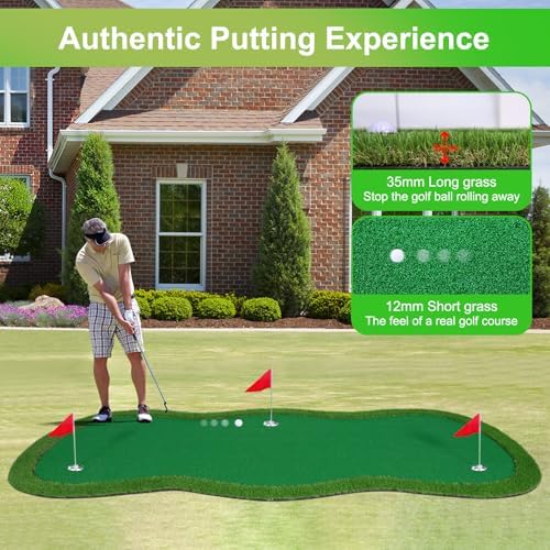 Golf Putting Green, Large Golf Putting Mat - Image 3