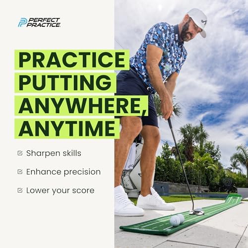 Perfect Practice Compact & Portable 8' Putting Mat - Image 2