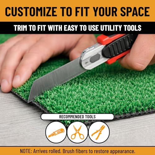 Ottomanson Artificial Grass Waterproof Outdoor Rug 7'10" x 9'10" – Astro Turf - Image 5