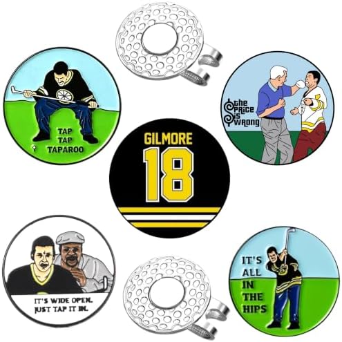 Artpreti 5Pack Funny Golf Ball Marker by Artpreti