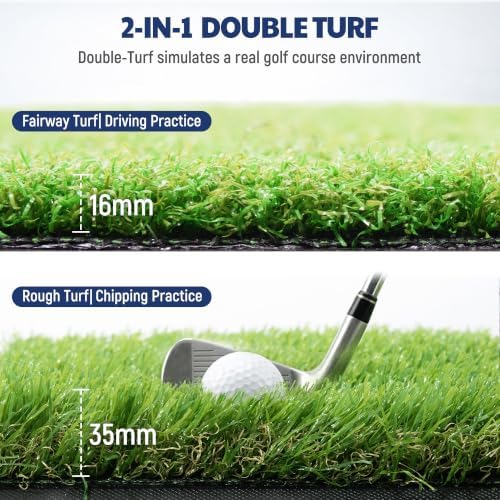 JAYA Golf Hitting Mat with Heavy Rubber Base, Foldable Golf Practice Mat - Image 4