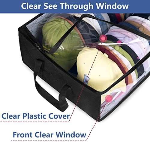 AOODA Wide Hat Storage for Baseball Caps, Large Capacity Hat Organizer for - Image 3