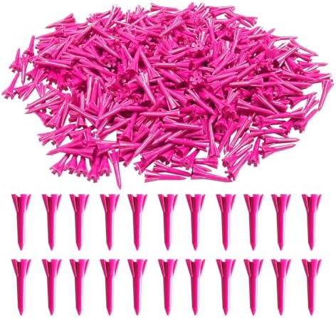 Golf Tees 5 Prong Design Plastic Short Golf Tees 1 1/2 Inch Bulk by Unknown