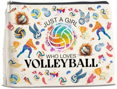 YeleY Volleyball Lover Gift Makeup Bag by YeleY