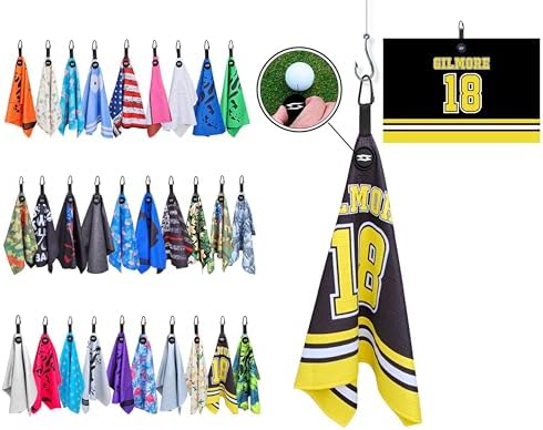Magnetic Microfiber Waffle Golf Towel Large 16"x24" Clean - Image 2