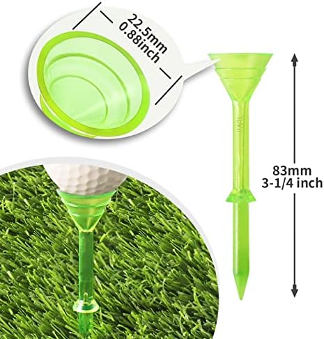 3-1/4" Big Cup Plastic Golf Tees 40 Pack - Image 4