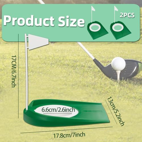 opasyo Putting Green Indoor Set 2pcs Golf Putting Cup - Image 2