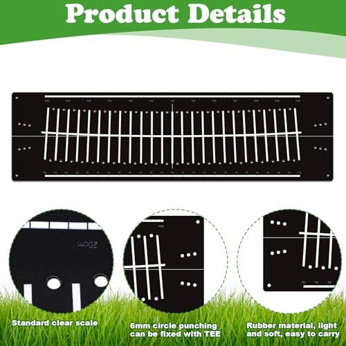 Silipull Golf Putting Mat Indoor 30x8.27 Inch Alignment Track - Image 3