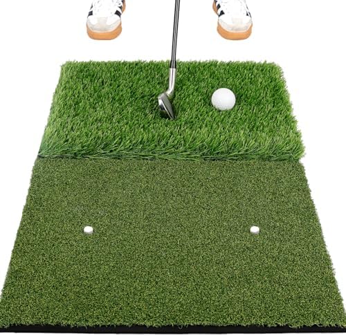 Premium Golf Hitting Mat, 10mm Foam Padding by BIRDIEBLAST