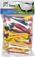 Intech 2-3/4 Inch Wooden Golf Tees, 100 and 500 Pack by Intech