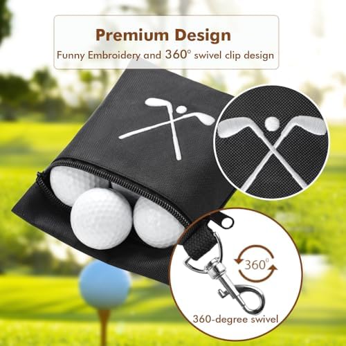 Golf Tee Bag, Waterproof Golf Tee Pouch - Image 4