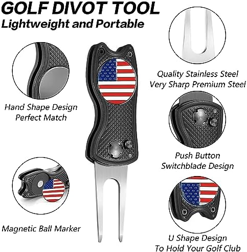 FINGER TEN Golf Divot Repair Tool & Ball Marker - Image 2