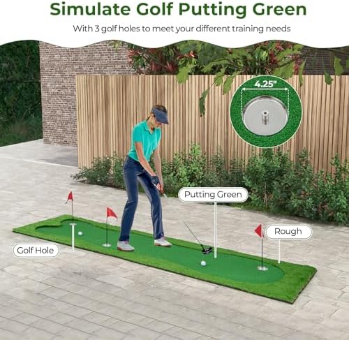 ULTIMATE 10FT Golf Putting Green, Golf Training Mat - Image 2