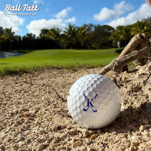 Golf Ball Stamp Personalized Monogram Initial Self-Inking Marker Quick Dry - Image 2