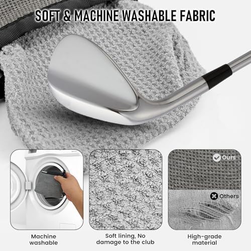 Waterproof Golf Club Cleaner Bag and Golf Ball Washer - Image 3