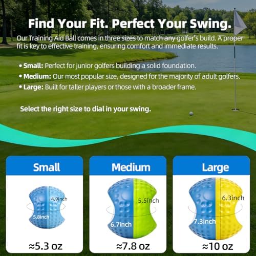 Golf Swing Trainer Ball for Forearm Connection, Swing Aid Putting Practice - Image 6