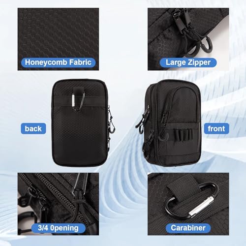 Golf Valuables Pouch for Men, Golf Balls Bag, Store 12-15 Balls, Using - Image 5