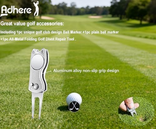 Adhere Golf Ball Markers & Divot Tools Personlized Enamel Ball Markers - Image 5