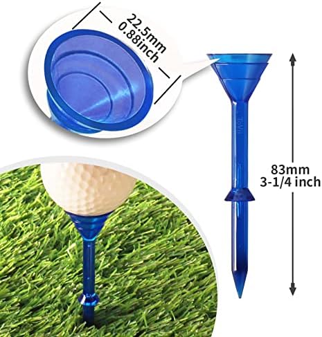 3-1/4" Big Cup Plastic Golf Tees 40 Pack - Image 4
